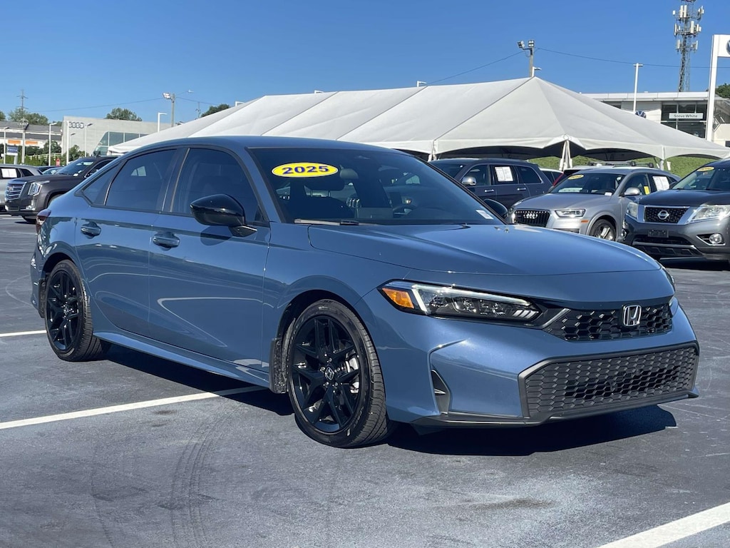 Used 2025 Honda Civic Sedan Sport CVT Car
