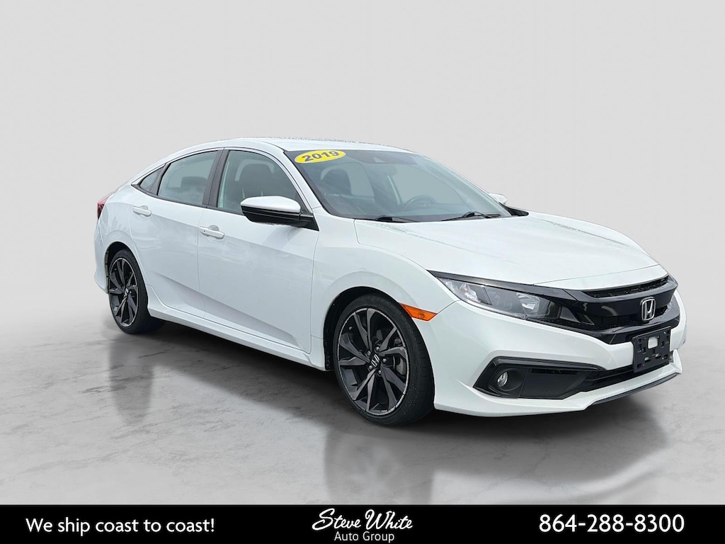 Used 2019 Honda Civic Sedan Sport CVT Car