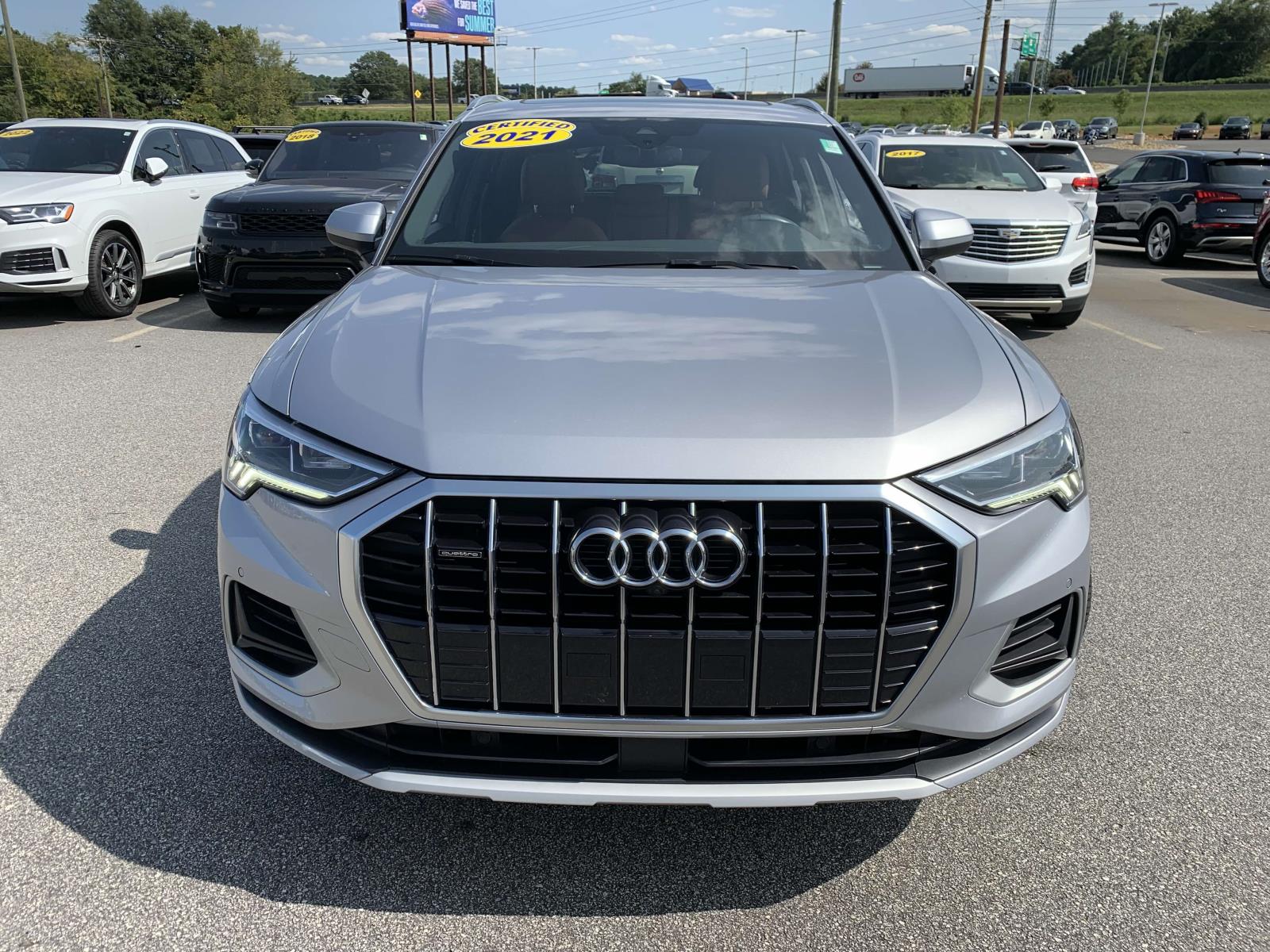 Used 2021 Audi Q3 Premium Plus with VIN WA1BUCF31M1130332 for sale in Greenville, SC