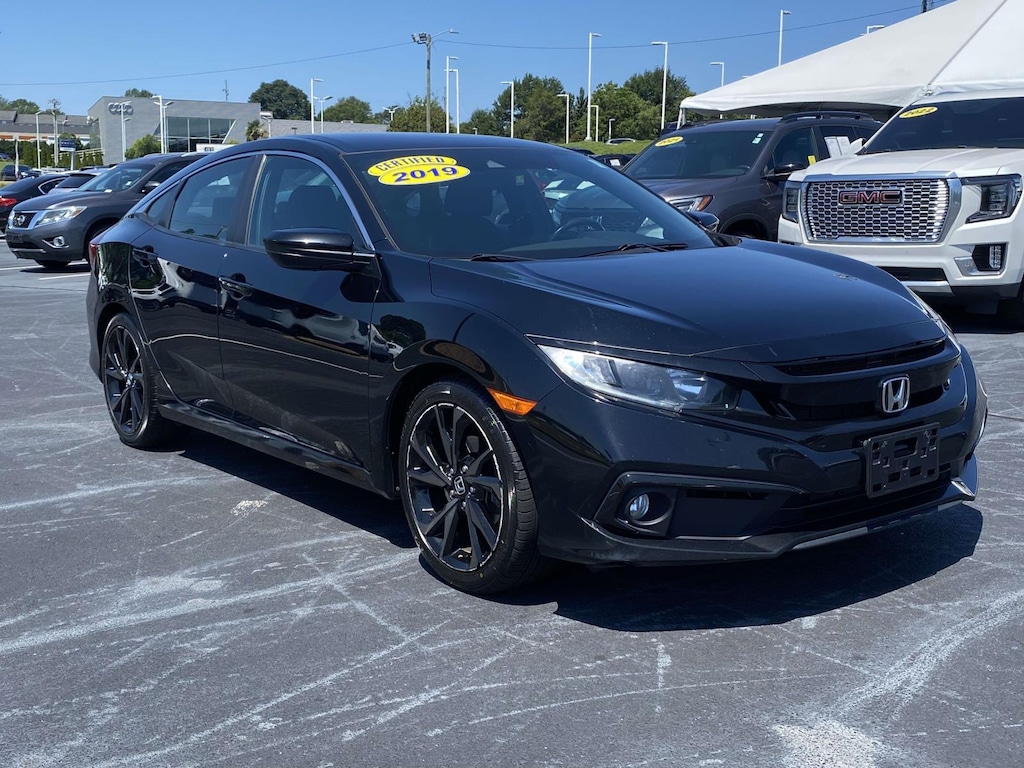 Used 2019 Honda Civic Sedan Sport CVT Car