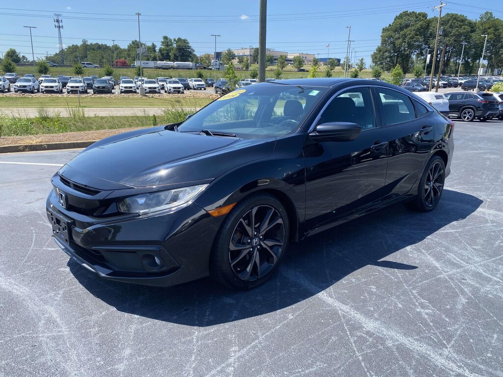 Used 2019 Honda Civic Sedan Sport CVT Car