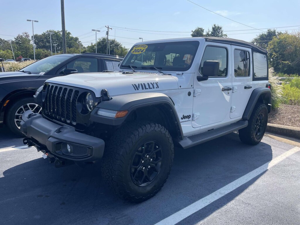 Used 2024 Jeep Wrangler Willys 4x4 Sport Utility