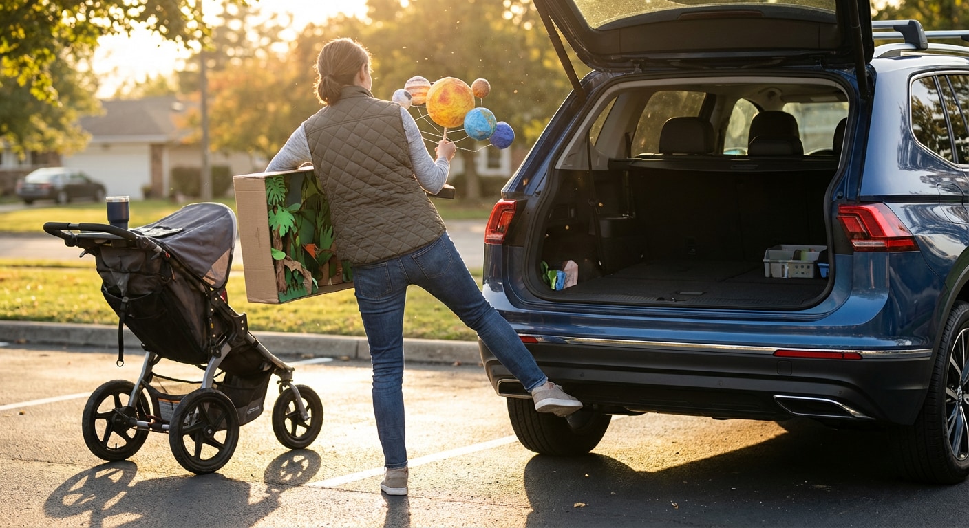 Volkswagen Tiguan power liftgate utility in Greenville SC.