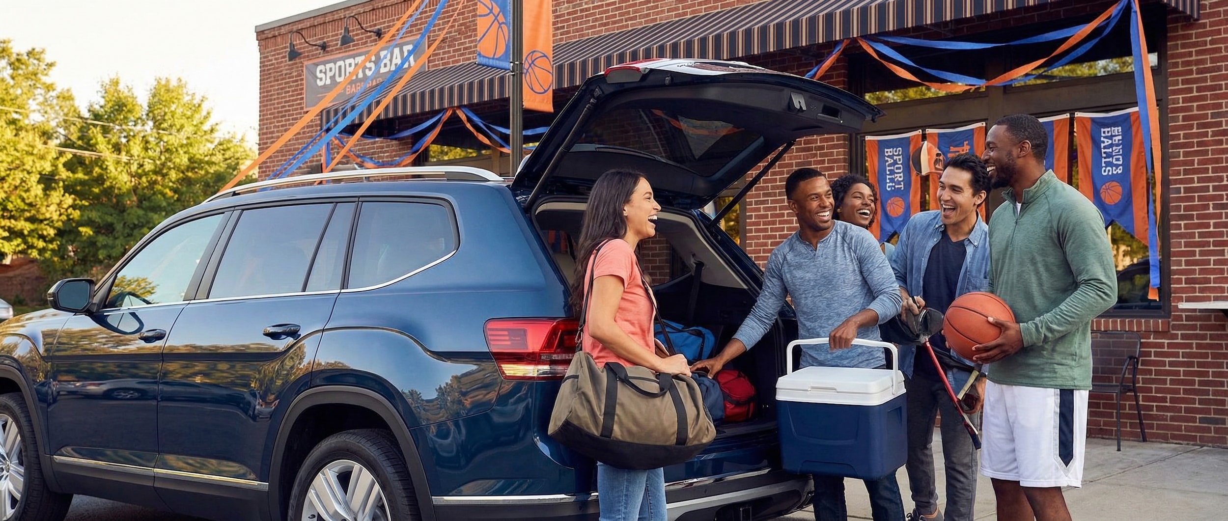 Volkswagen Atlas with third row seating for March basketball watch parties in Greenville, SC