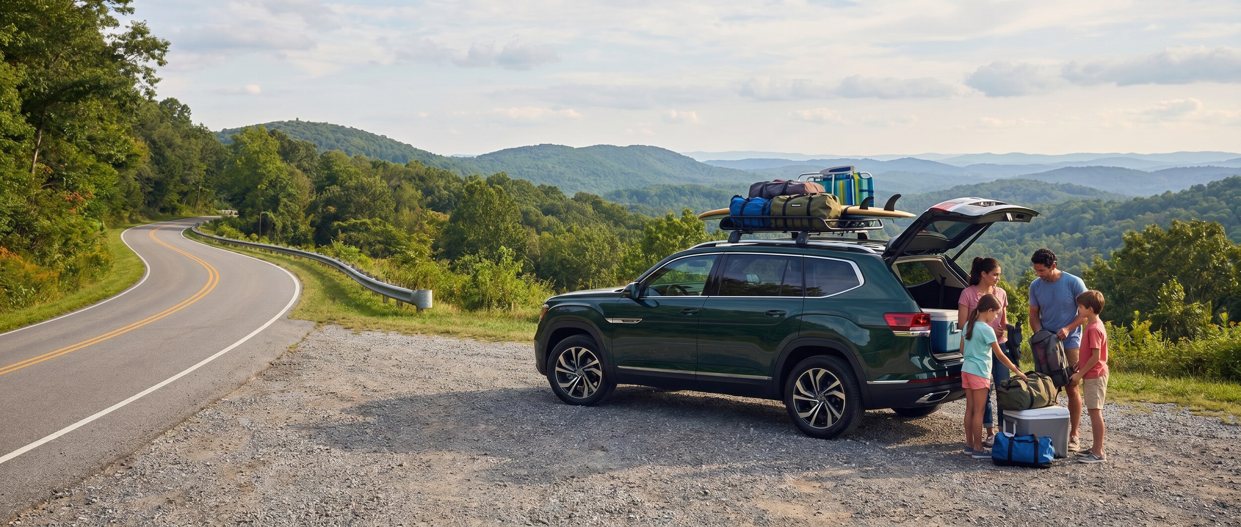 Volkswagen Atlas road trip preparation in Greenville SC