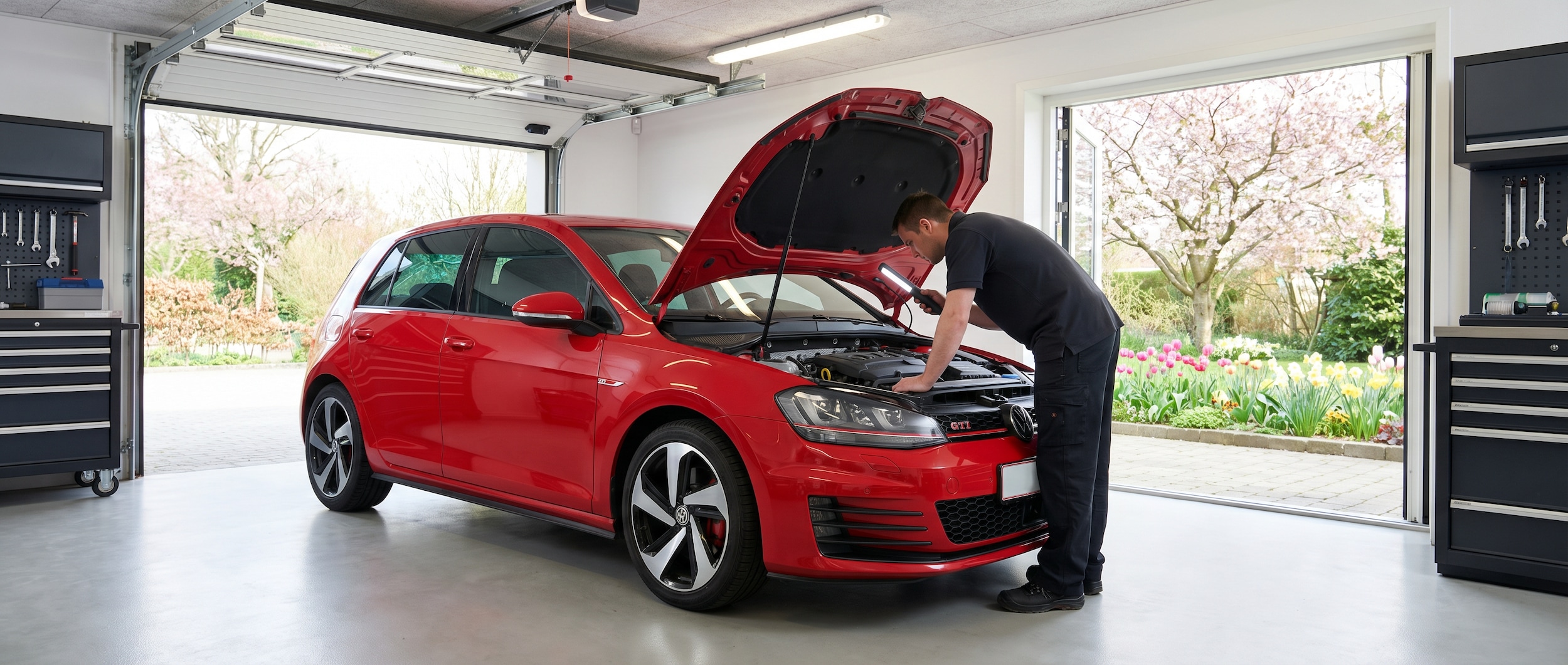 Volkswagen Golf GTI spring maintenance service in Greenville, SC