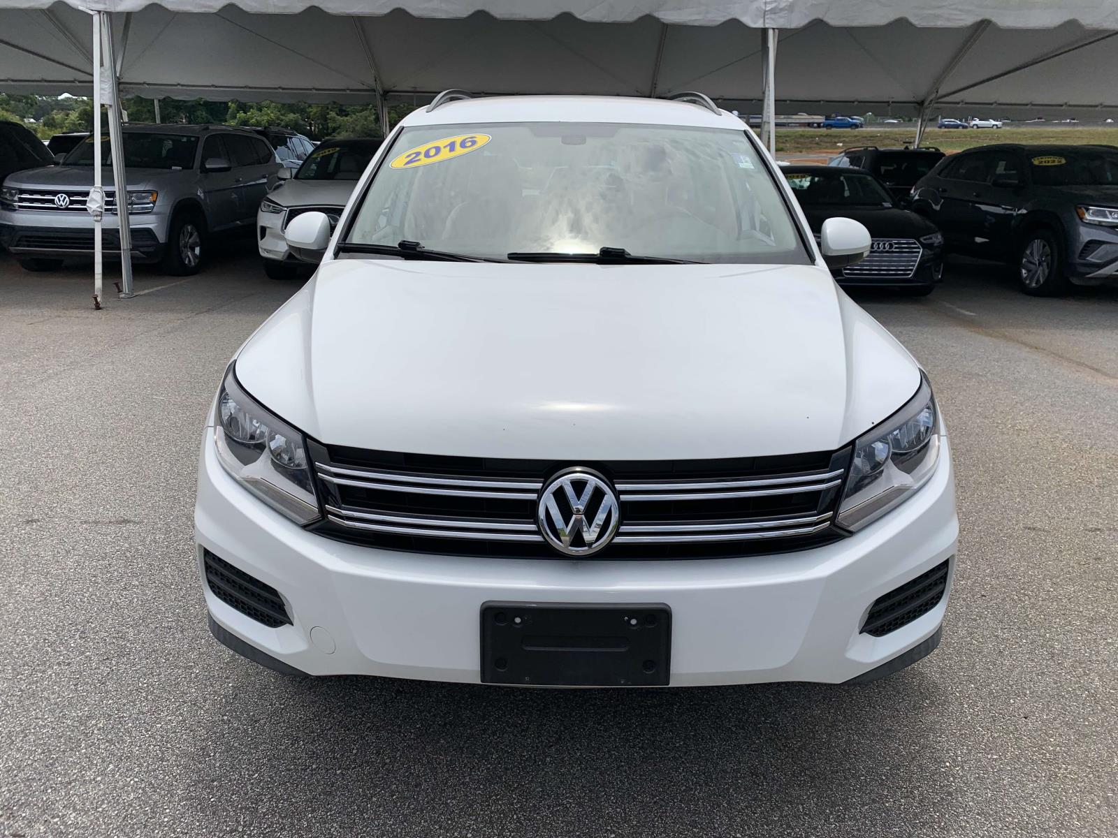 Used 2016 Volkswagen Tiguan S with VIN WVGAV7AX2GW523596 for sale in Greenville, SC