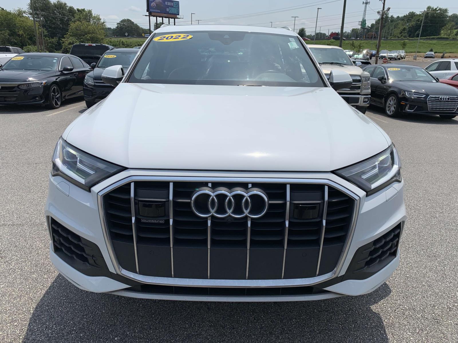 Used 2022 Audi Q7 Premium Plus with VIN WA1LJBF75ND005036 for sale in Greenville, SC