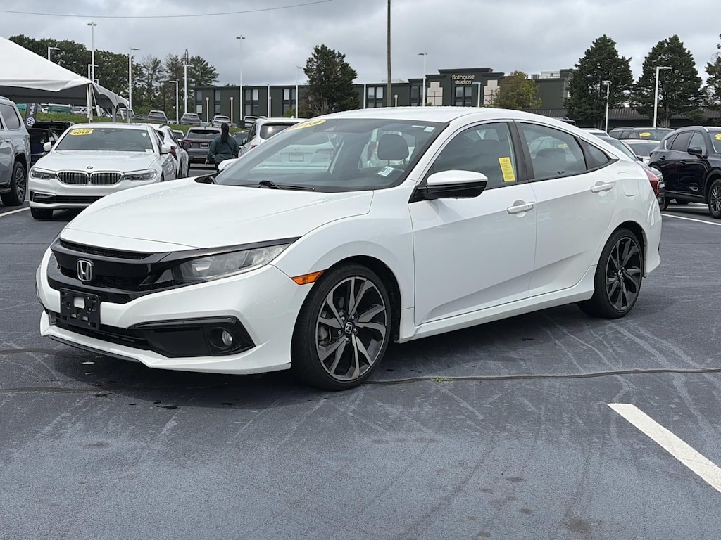 Used 2019 Honda Civic Sedan Sport CVT Car