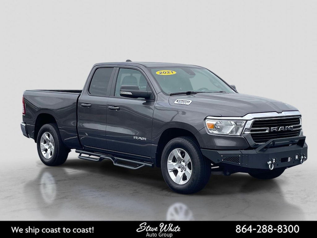Used 2021 Ram 1500 Big Horn 4x2 Quad Cab 64 Box Crew Cab Pickup