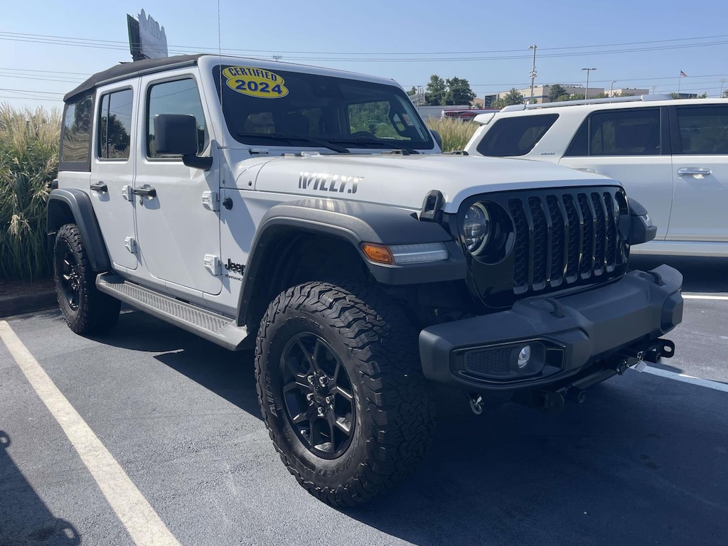Used 2024 Jeep Wrangler Willys 4x4 Sport Utility