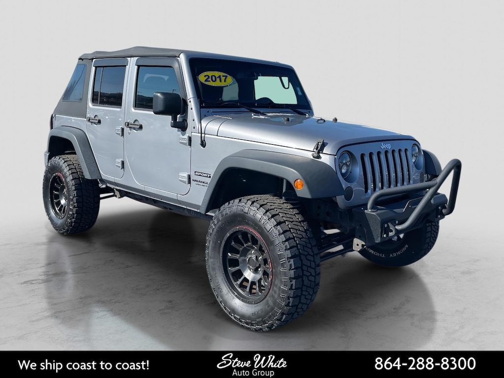 Used 2017 Jeep Wrangler Unlimited Sport 4x4 Sport Utility