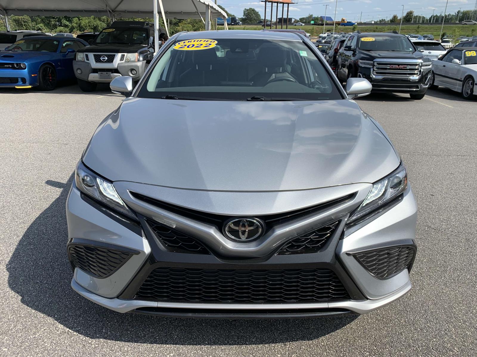 Used 2022 Toyota Camry XSE with VIN 4T1K61AK9NU072792 for sale in Greenville, SC