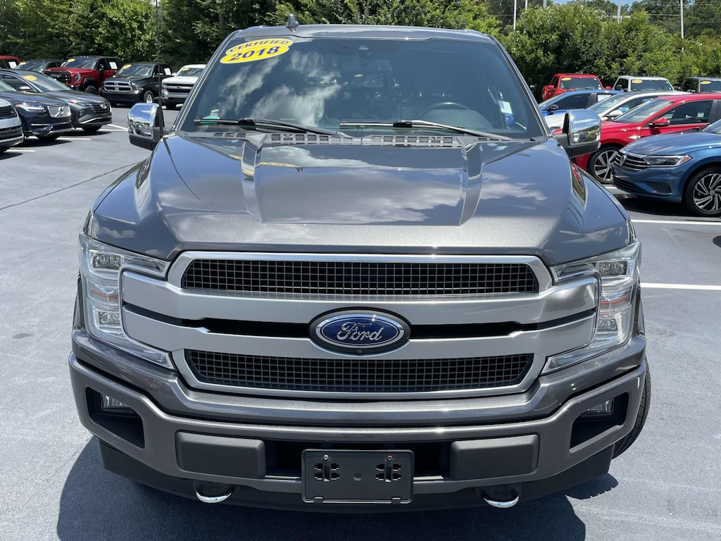 Used 2018 Ford F-150 Platinum 4WD SuperCrew 5.5 Box Crew Cab Pickup