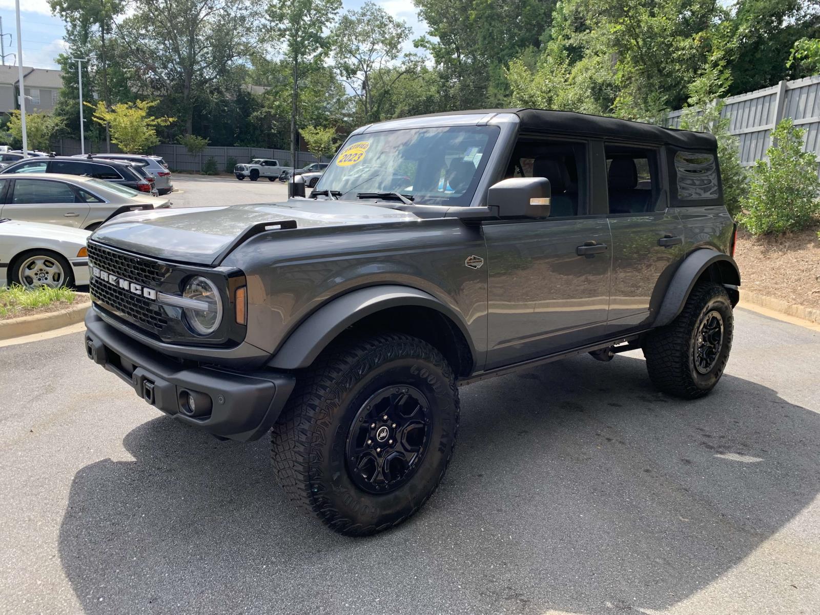 Used 2023 Ford Bronco 4-Door Wildtrak with VIN 1FMEE5DP9PLB52018 for sale in Greenville, SC