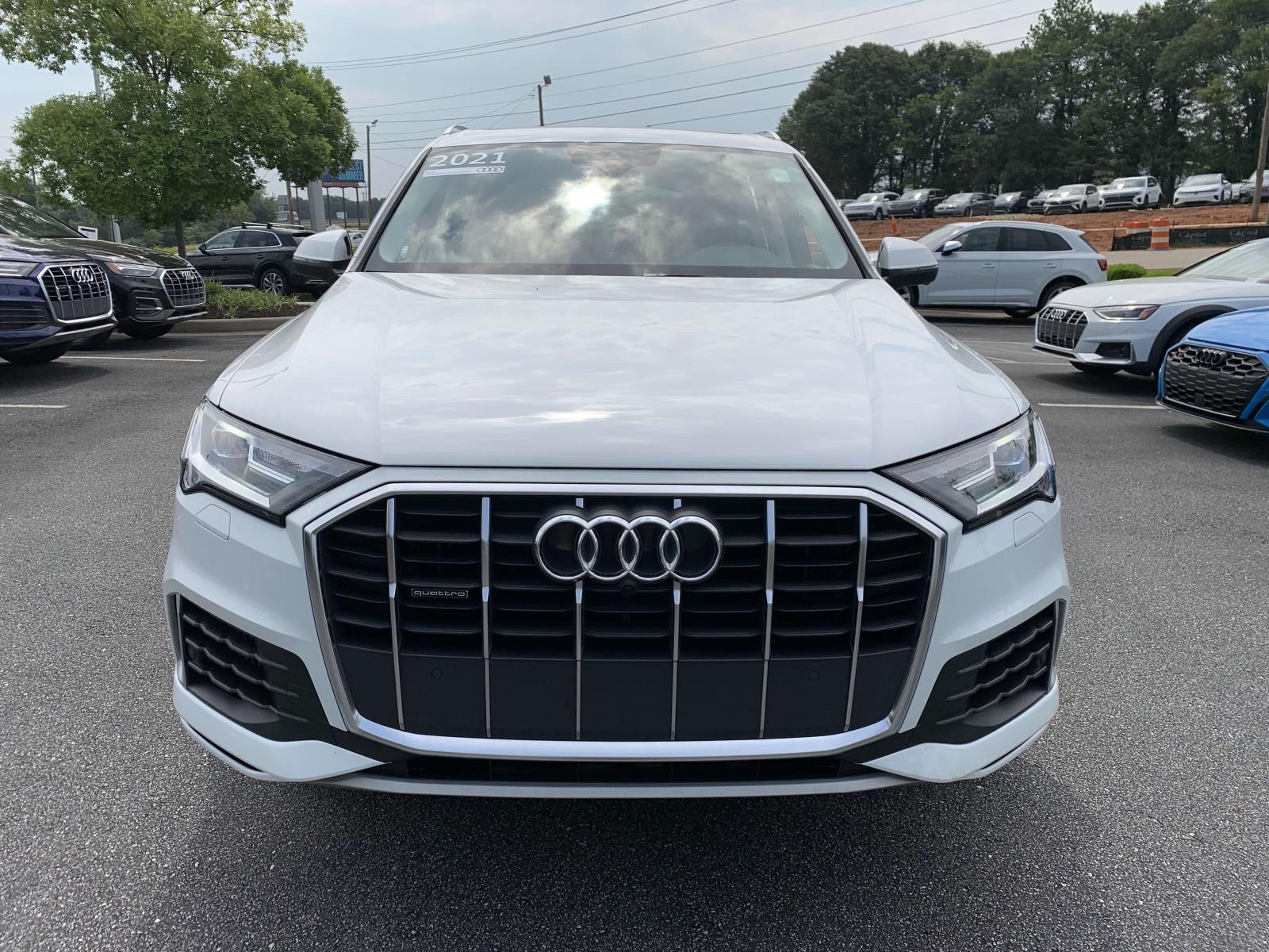 Used 2021 Audi Q7 Premium with VIN WA1AXBF70MD018989 for sale in Greenville, SC