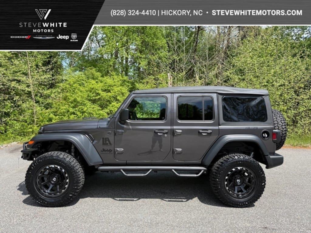 Used 2025 Jeep Wrangler Lifted Sport S 4 Door Soft Top SUV