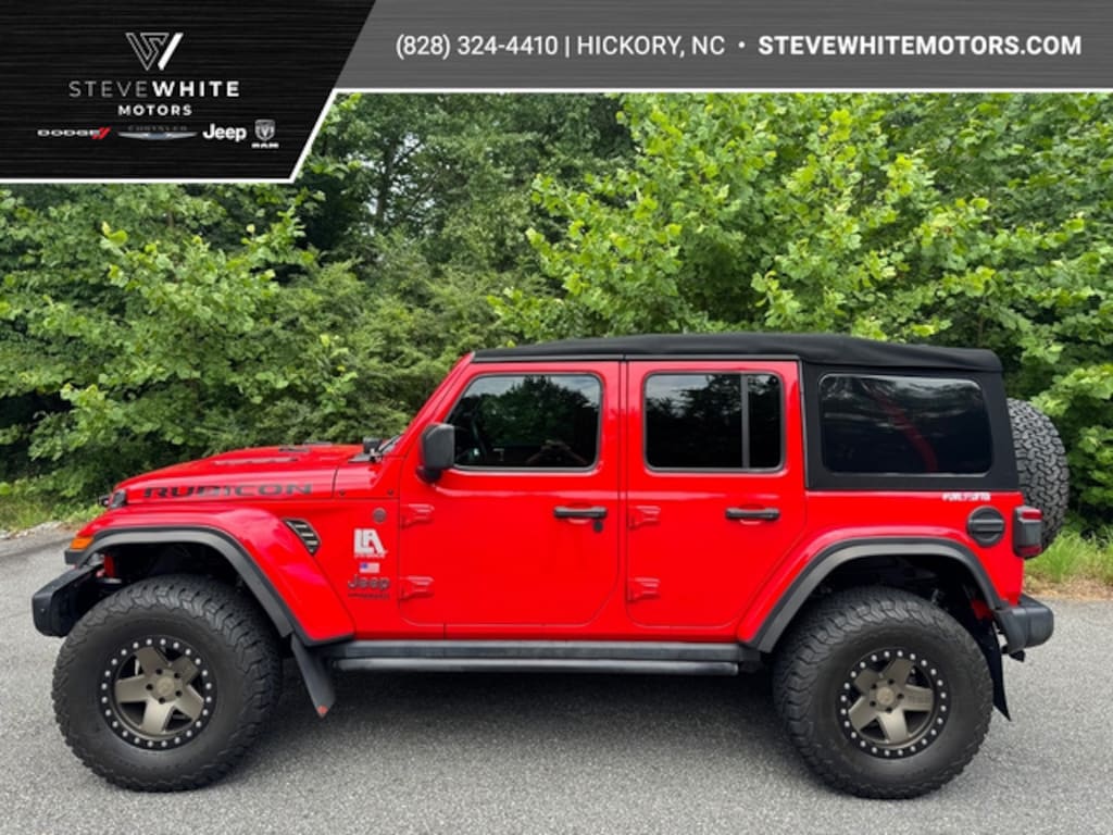 Used 2018 Jeep Wrangler Lifted Rubicon 4 Door Soft Top V6 SUV