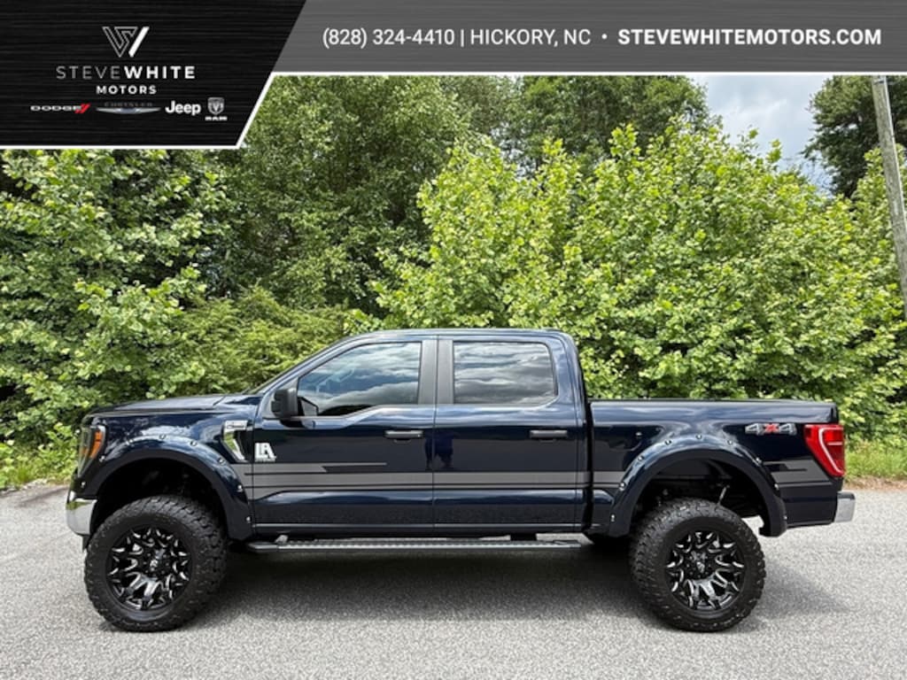 Used 2023 Ford F-150 XLT Crew 4WD V8 Lifted Truck SuperCrew Cab
