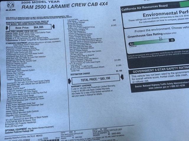 2026 RAM 2500 Laramie - Photo 34