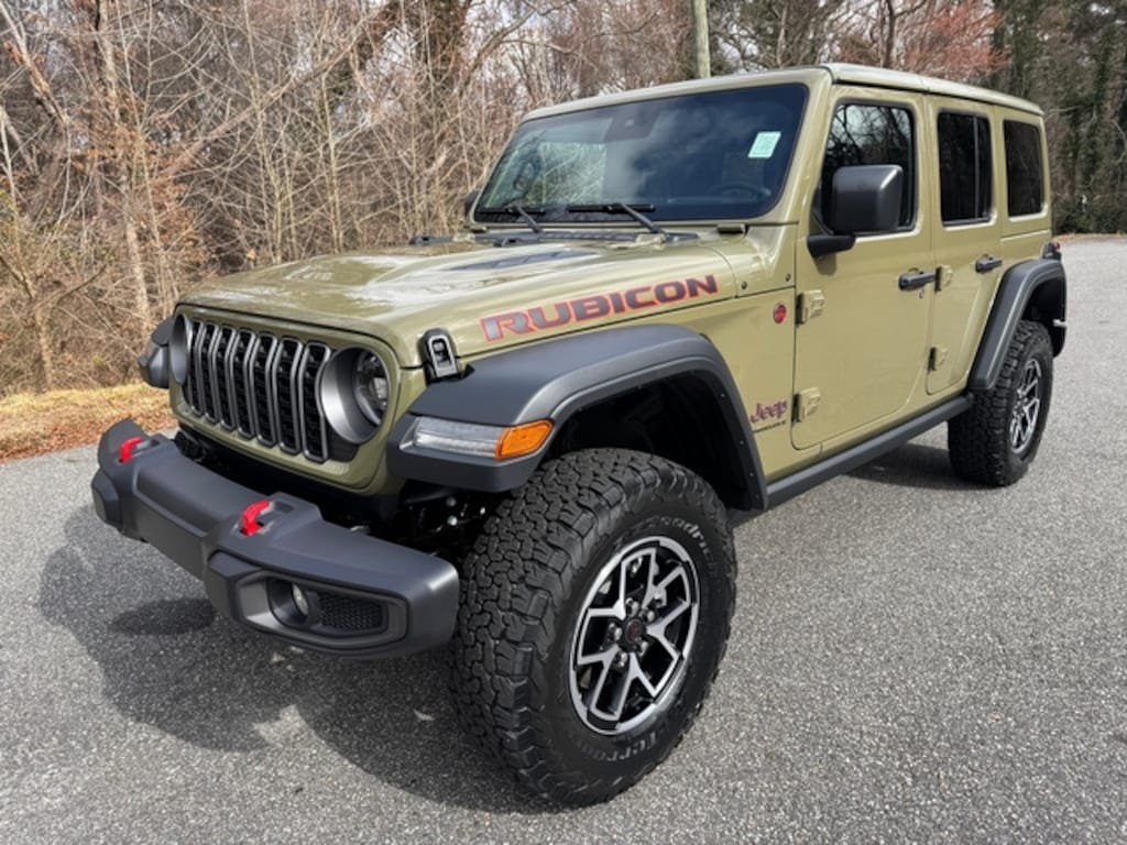 New 2025 Jeep Wrangler 4 Door Rubicon Body Color Hard Top Sport Utility