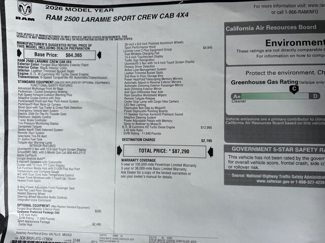 2026 RAM 2500 Laramie - Photo 39