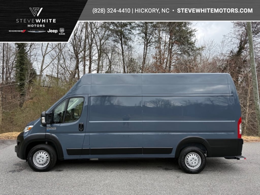 Used 2024 Ram ProMaster 3500 Delivery Van BEV Delivery 159 EXT Super High Roof Van Extended Cargo Van