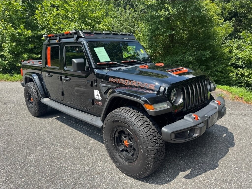 Used 2021 Jeep Gladiator Lifted Mojave Hard Top Manual Truck Crew Cab