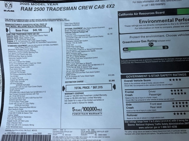 2025 RAM 2500 Tradesman - Photo 26