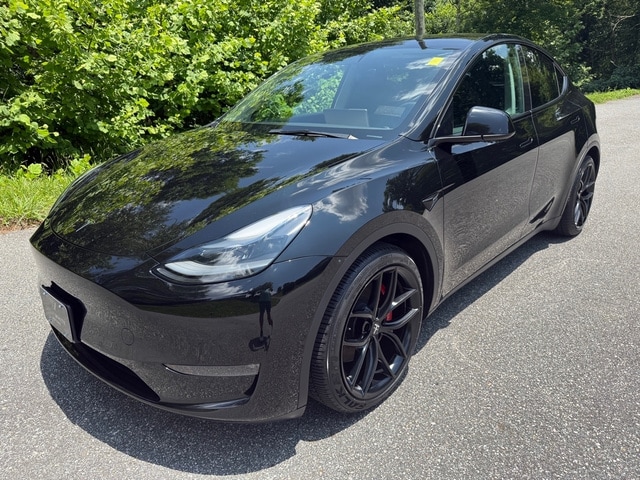 Used 2021 Tesla Model Y Performance with VIN 5YJYGDEF2MF251967 for sale in Newton, NC