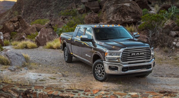New Ram 2500 up in the mountains