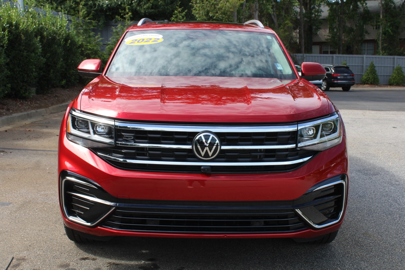 Certified 2022 Volkswagen Atlas SEL Premium R-Line with VIN 1V2FR2CA0NC516444 for sale in Greenville, SC