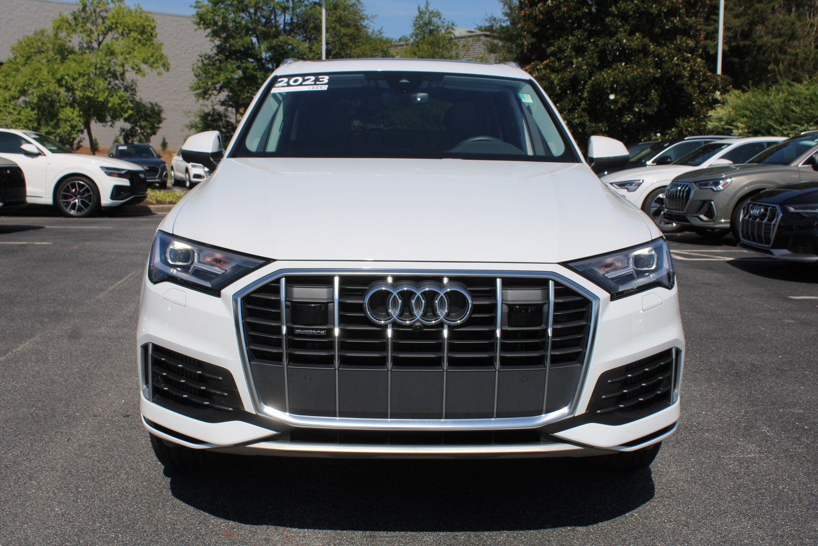 Certified 2023 Audi Q7 Premium Plus with VIN WA1LXBF71PD007092 for sale in Greenville, SC