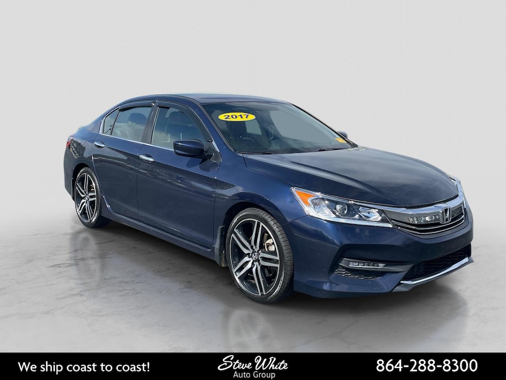 Used 2017 Honda Accord Sedan Sport SE CVT Car