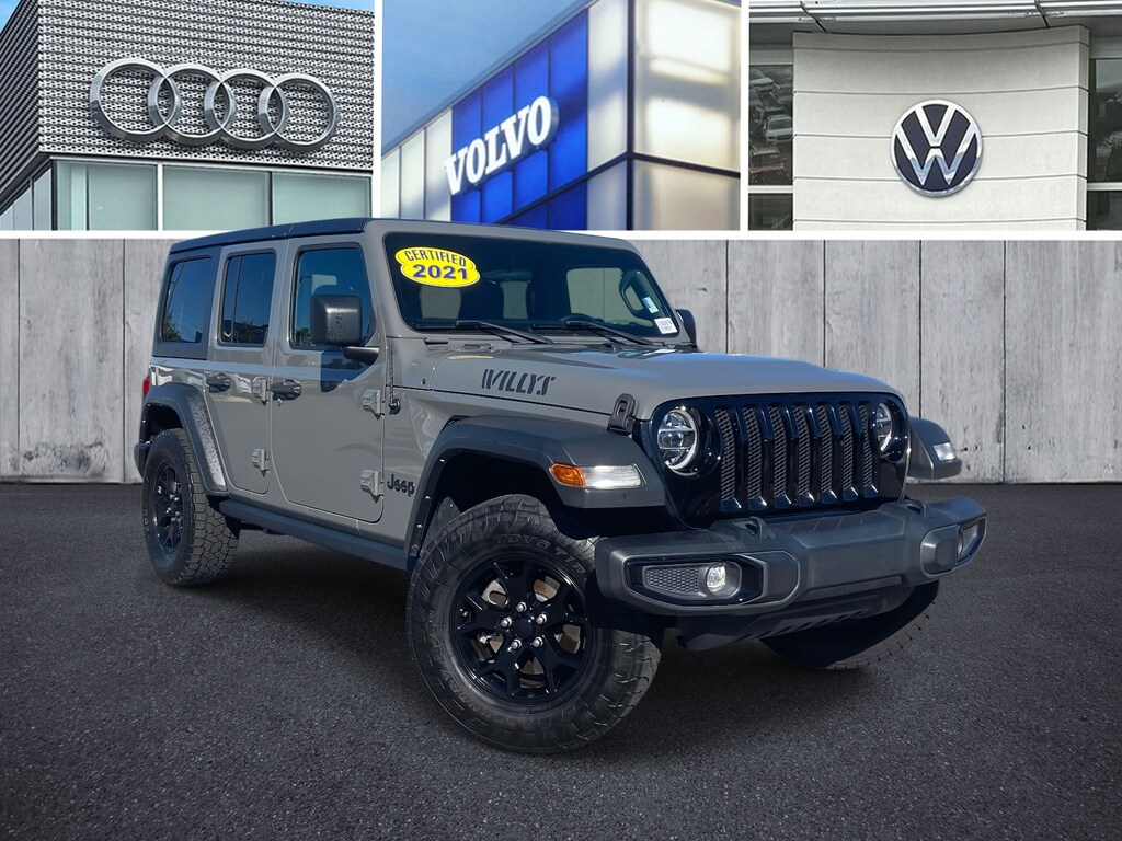 Used 2021 Jeep Wrangler Unlimited Willys 4x4 Sport Utility