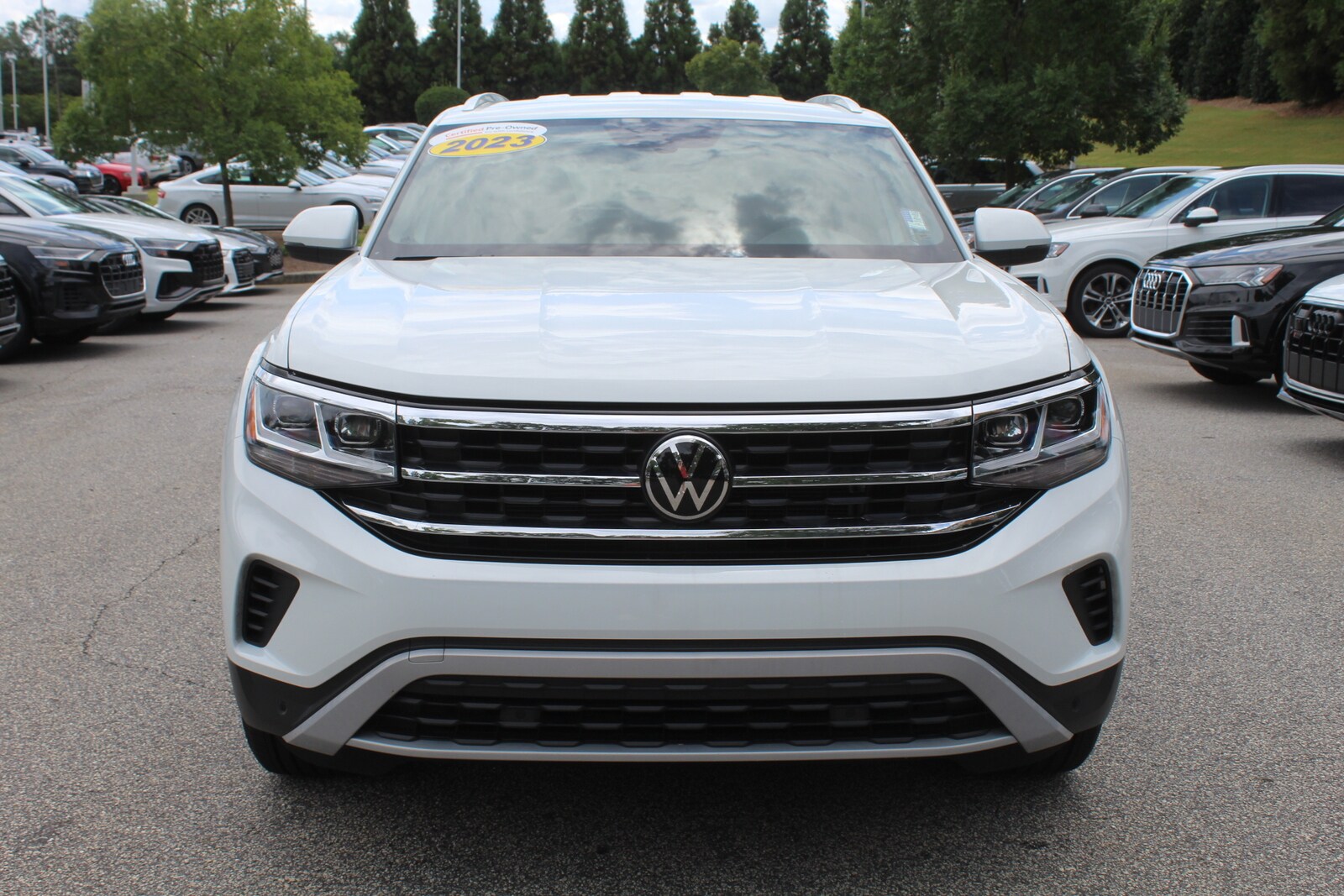 Certified 2023 Volkswagen Atlas Cross Sport SE w/Tech with VIN 1V2WC2CA4PC202851 for sale in Greenville, SC