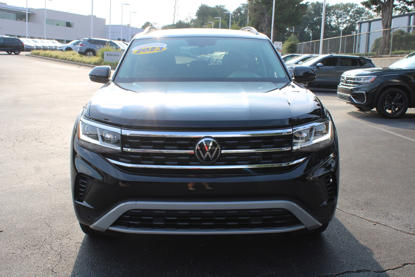 Certified 2023 Volkswagen Atlas SE w/Tech with VIN 1V2JR2CA0PC530079 for sale in Greenville, SC