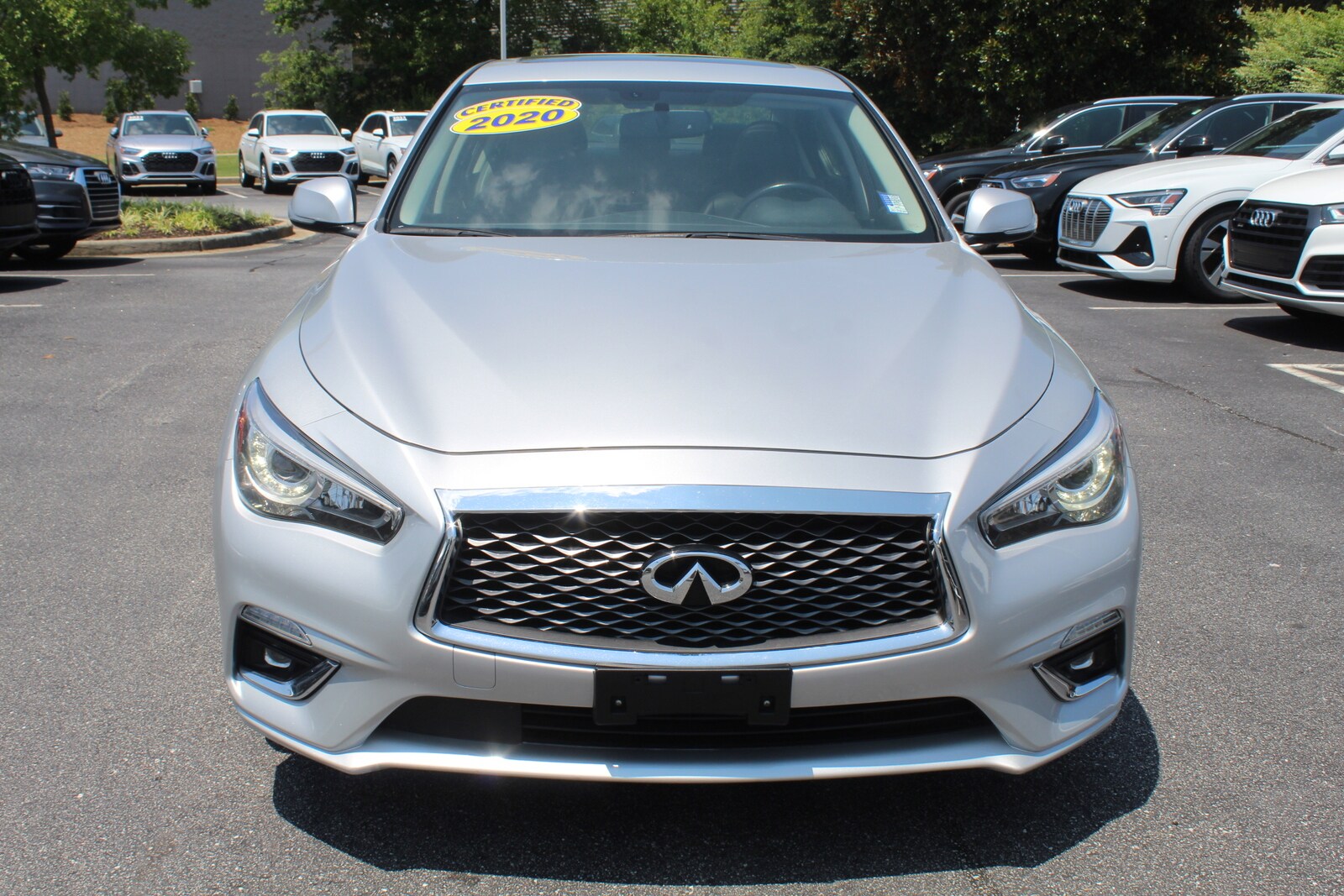 Used 2020 INFINITI Q50 LUXE with VIN JN1EV7AR9LM255663 for sale in Greenville, SC