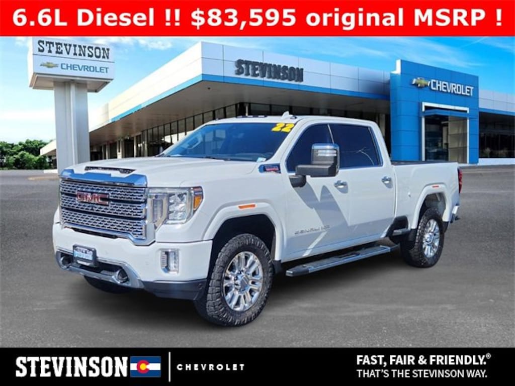 Used 2022 GMC Sierra 2500 HD Denali Truck Crew Cab