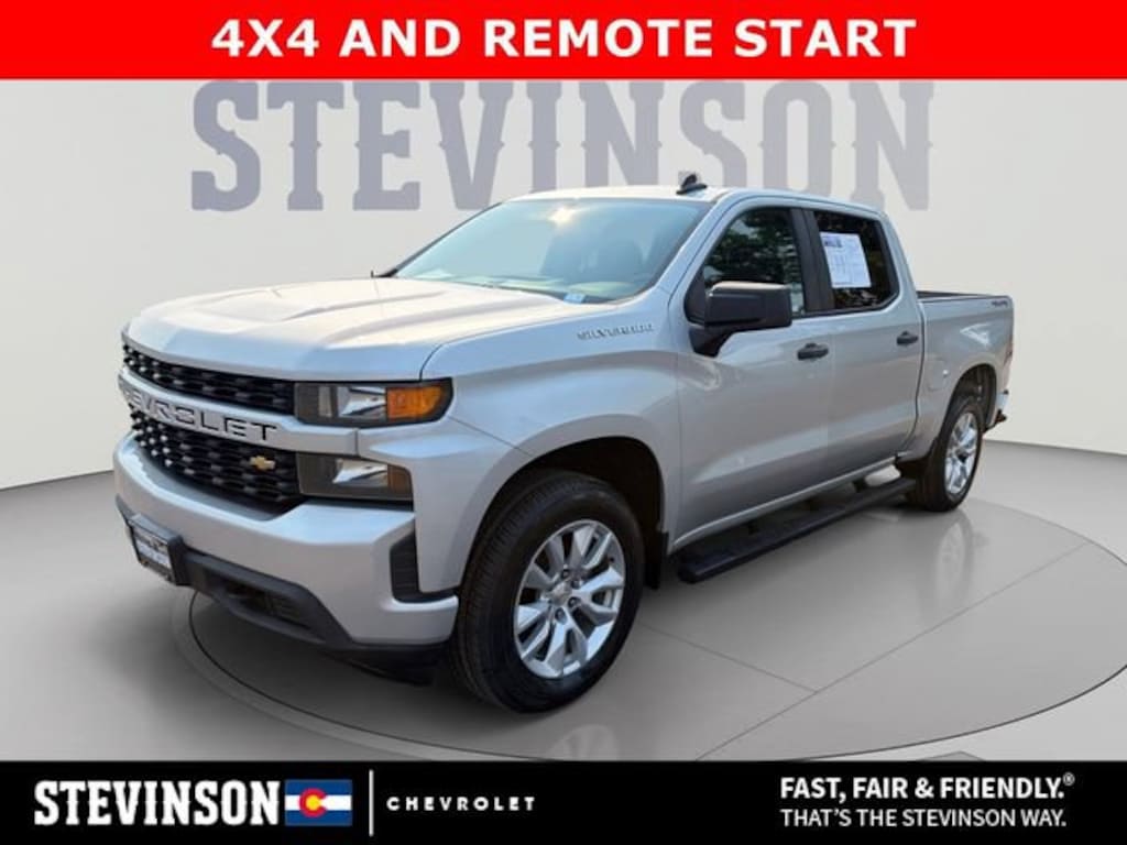 Used 2021 Chevrolet Silverado 1500 Custom Truck Crew Cab