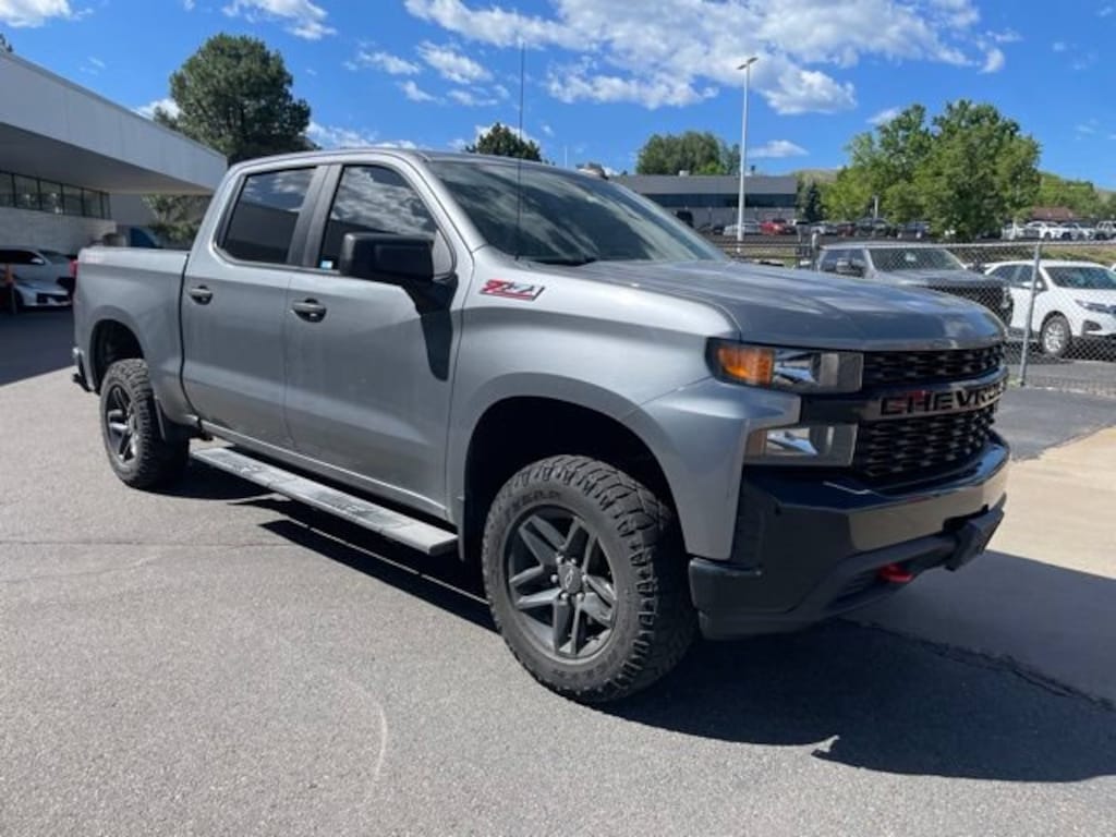 Used 2021 Chevrolet Silverado 1500 Custom Trail Boss Truck Crew Cab