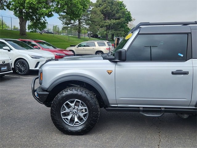 Used 2021 Ford Bronco 2-Door Badlands with VIN 1FMDE5CP1MLA79039 for sale in Lakewood, CO