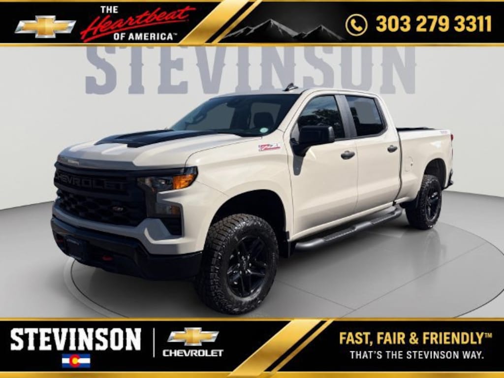 New 2026 Chevrolet Silverado 1500 Custom Trail Boss Truck