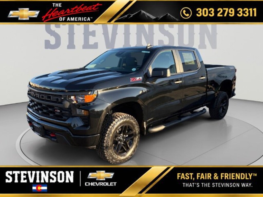 New 2026 Chevrolet Silverado 1500 Custom Trail Boss Truck