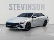 New 2026 Hyundai Elantra Hybrid Blue Sedan