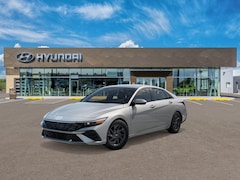 2025 Hyundai Elantra Hybrid Blue Sedan