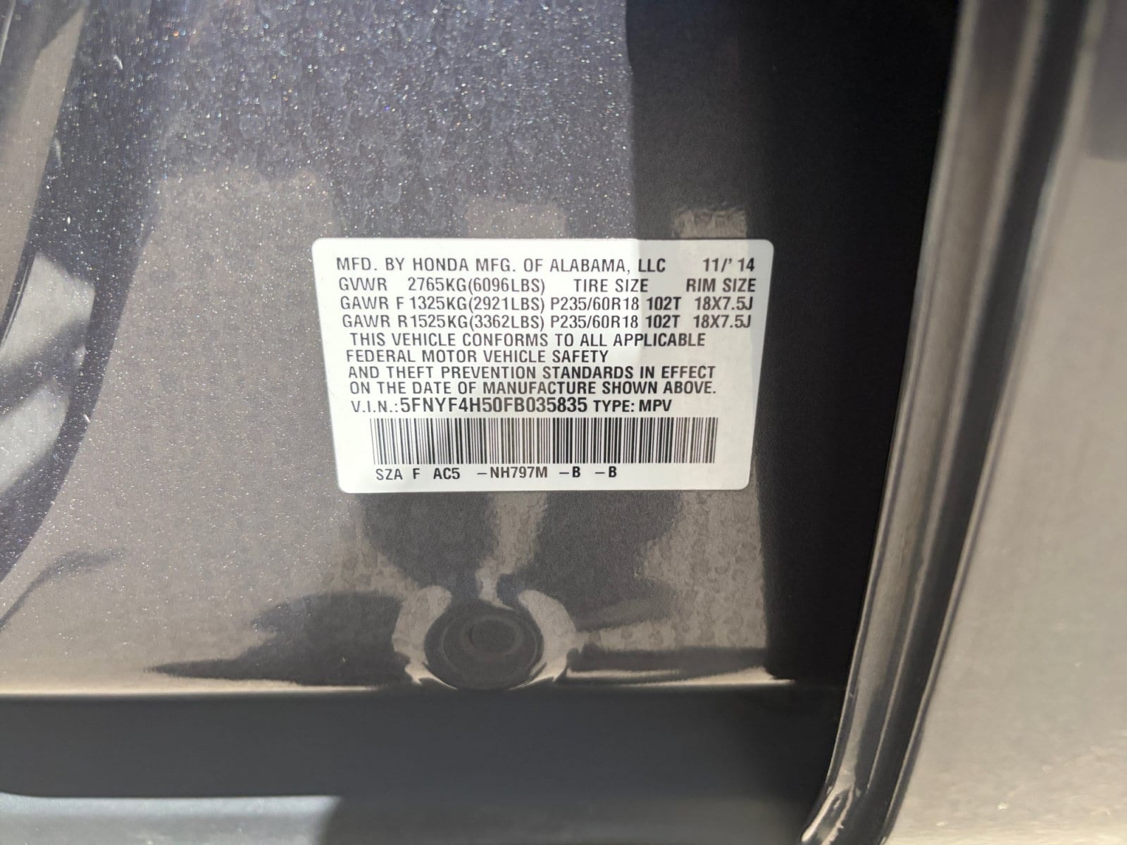 2015 Honda Pilot EX-L - Photo 26