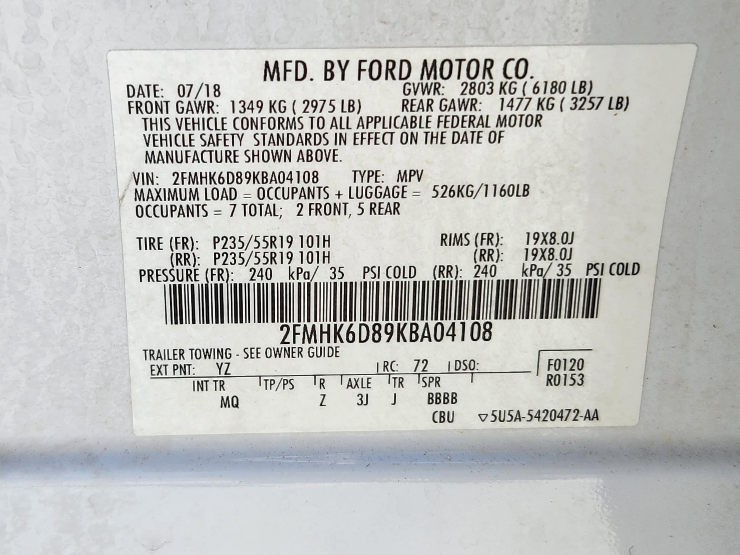 2019 Ford Flex Limited - Photo 30