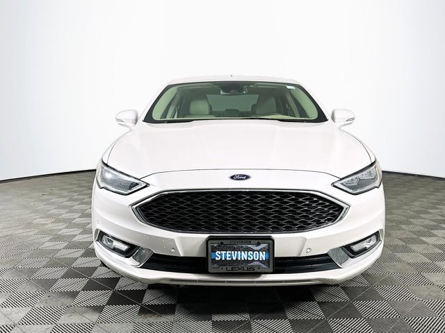 Used 2018 Ford Fusion Platinum with VIN 3FA6P0K97JR154536 for sale in Frederick, CO