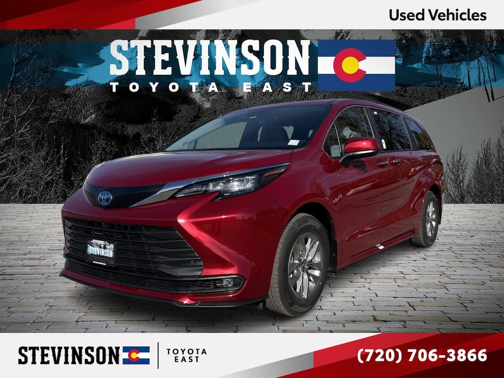 Certified 2025 Toyota Sienna XLE Van Passenger Van